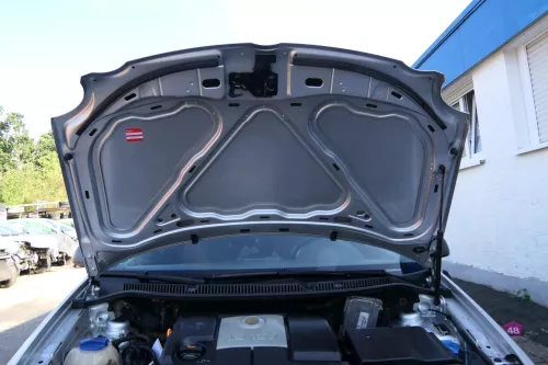 VW Polo 9N Motorhaube Klappe vorne silber grau LA7W reflexsilber bisca.Bj.2004 (177153)