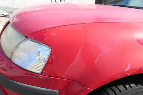 VW Passat 3B Kotflügel vorne links rot LY3D (177556)