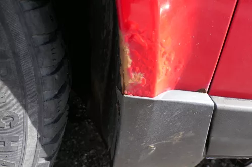 VW Passat 3B Kotflügel vorne links rot LY3D (177556)