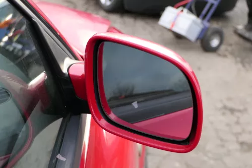 VW Passat 3B 3BG elektrischer Spiegel Außenspiegel rechts Glas rot LY3D (177559)