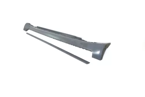 Audi A4 8E B6 B7 Blende Holm links unten Schweller Verkleidung grau (177597)