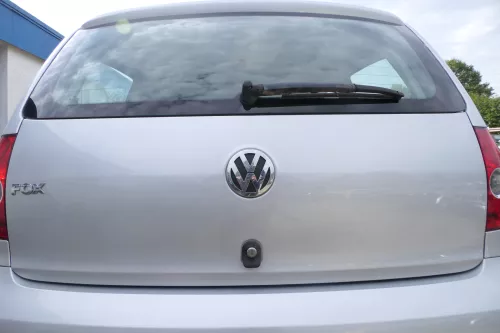 VW Fox 5Z Heckklappe Kofferraumklappe Klappe hinten + Scheibe silber LA7W (177669)