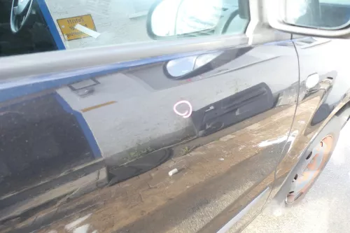 VW Fox 5Z Tür vorne rechts Beifahrertür schwarz LC9Z (177681)