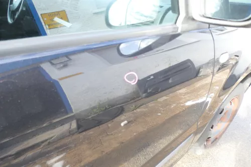 VW Fox 5Z Tür vorne rechts Beifahrertür schwarz LC9Z (177681)