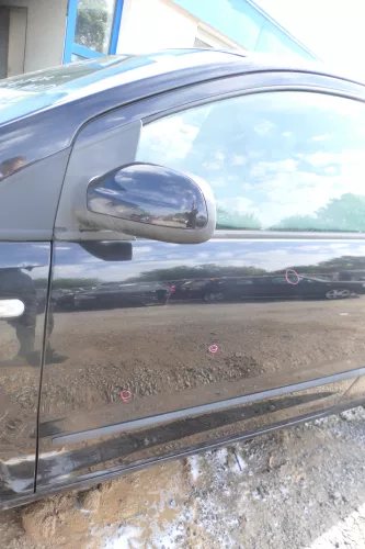 VW Fox 5Z Tür vorne links Fahrertür schwarz LC9Z (177686)