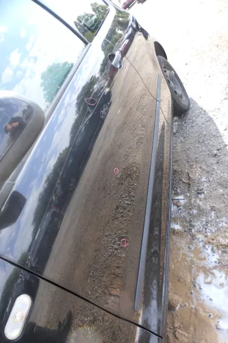 VW Fox 5Z Tür vorne links Fahrertür schwarz LC9Z (177686)