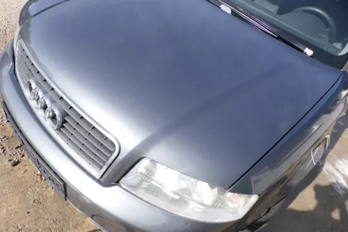 Audi A4 B6 8E Motorhaube Haube Klappe grau LX7Z +Grill (177698)