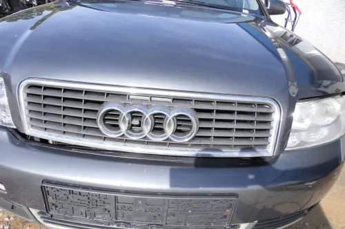 Audi A4 B6 8E Motorhaube Haube Klappe grau LX7Z +Grill (177698)