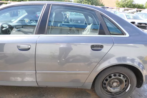 A4 B6 8E Türblatt Tür hinten links grau LX7Z  Limousine + Rahmen