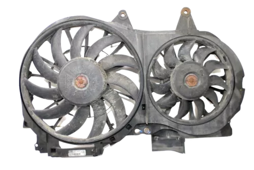 A4 8E B7 B6 Lüfterzarge Lüfter Kühlerlüfter Klima Doppellüfter + Steuergerät