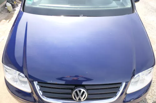 VW Touran 1T Caddy 2K Motorhaube Klappe Frontklappe blau LB5N indigoblau