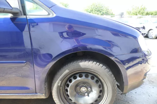 VW Touran 1T Kotflügel vorne rechts blau LB5N 1T0821022A ca.Bj2003-2006