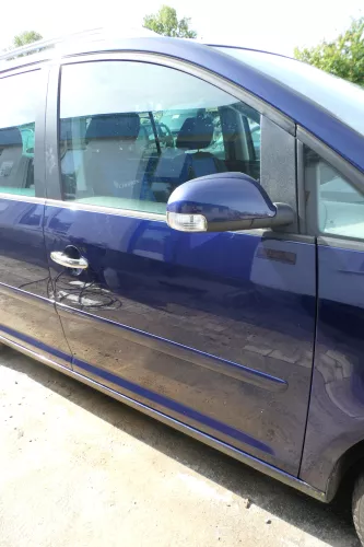 VW Touran 1T3 1T Tür vorne rechts Beifahrertür blau LB5N -ohne Anbauteile (177782)