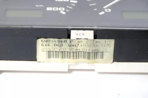 VW Polo 6N Tacho Tachometer Kombiinstrument 275.000km 6N0919860P Benziner (177841)