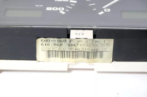 VW Polo 6N Tacho Tachometer Kombiinstrument 275.000km 6N0919860P Benziner (177841)