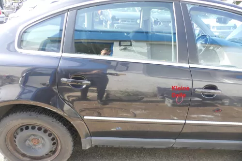 Passat 3B 3BG Limousine Tür hinten rechts schwarz LC9Z - ohne Anbauteile -Chrom (177868)