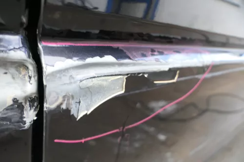 T4 Transporter Tür rechts Schiebetür mit Scheibe Multivan Caravelle schwarz LC9Z (177904)