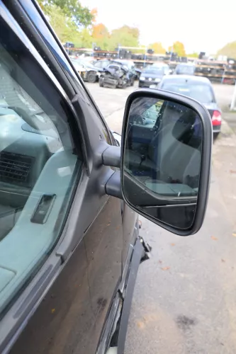 VW T4 elektrischer Spiegel Außenspiegel rechts mit Glas original schwarz matt x (177905)