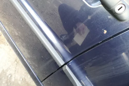 VW Polo 6N 6N2 Tür vorne links Fahrertür 4/5-Türer blau LC5H ohneAnbauteile (177998)