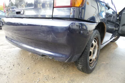 VW Polo 6N Stoßstange hinten breite Styling XXL Heckstoßstange blau LC5H (178001)