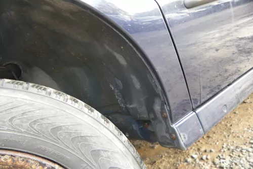 VW Polo 6N 6N1 Kotflügel vorne links blau LC5H (178002)