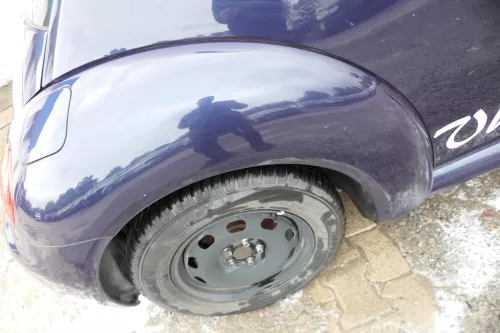 VW New Beetle 9C Kotflügel hinten rechts blau LG5T 1C0821302H