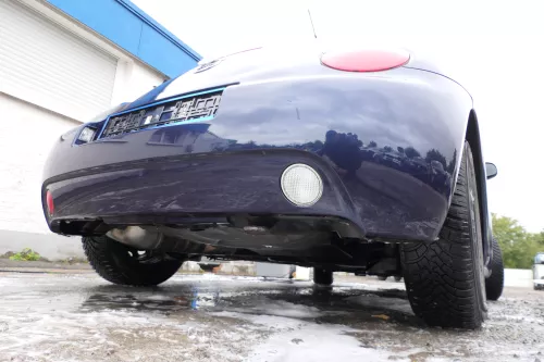 VW New Beetle 9C Stoßstange hinten Stoßfänger blau LG5T Heckstoßfänger (178018)