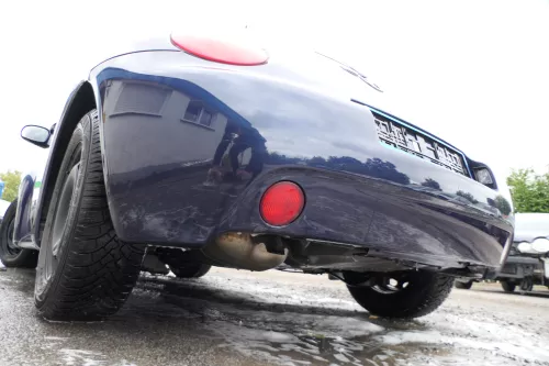 VW New Beetle 9C Stoßstange hinten Stoßfänger blau LG5T Heckstoßfänger (178018)