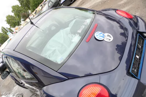 VW New Beetle 1C 9C Heckklappe mit Scheibe Klappe hinten blau LG5T (ohneSchlo (178019)