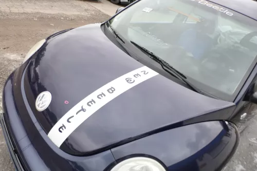 VW New Beetle 9C Motorhaube Klappe vorne blau LG5T (178020)