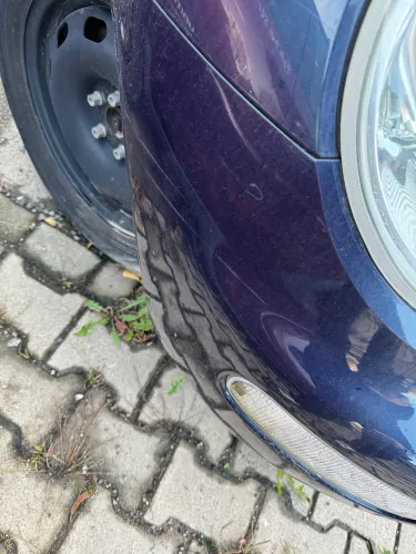 New Beetle 9C Stoßstange vorne Stoßfänger vorn blau LG5T mit Nebelscheinwerfer (178021)