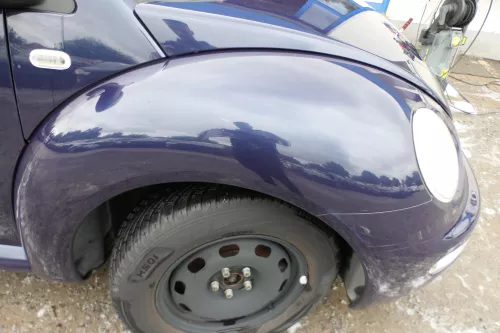 VW New Beetle 9C Kotflügel vorne rechts blau LG5T 1C0821104H