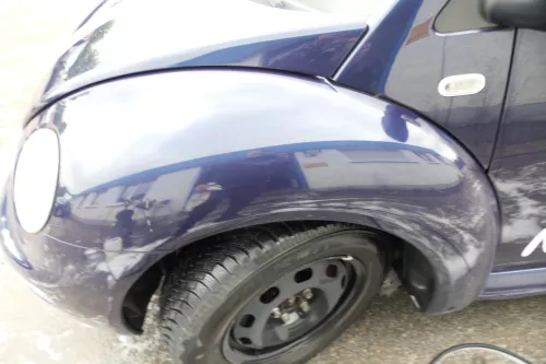VW New Beetle 9C Kotflügel vorne links blau LG5T 1C0821103H