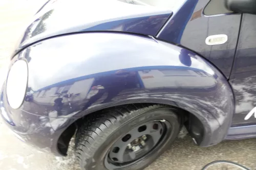 VW New Beetle 9C Kotflügel vorne links blau LG5T 1C0821103H