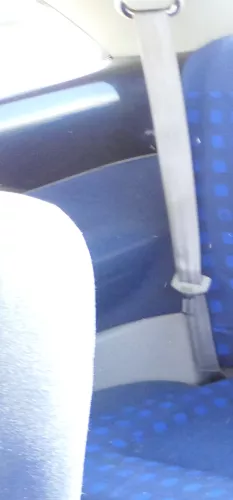 1x New Beetle 9C Seite Seitenverkleidung Verkleidung hinten rechts grau blau