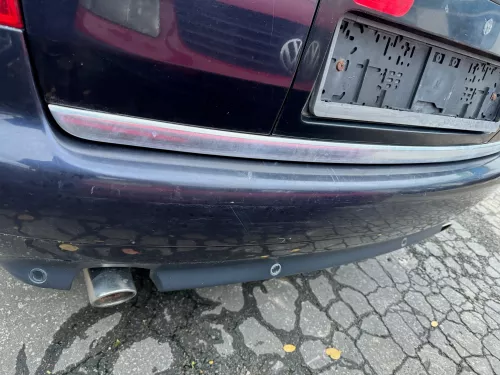 Quattro A6 4B Kombi Stoßstange hinten Heckstoßstange blau LZ5L Facelift + PDC (178109)