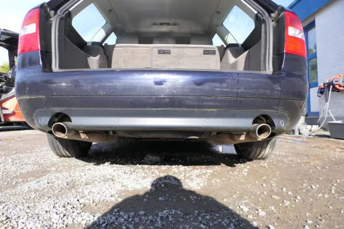 Quattro A6 4B Kombi Stoßstange hinten Heckstoßstange blau LZ5L Facelift + PDC (178109)