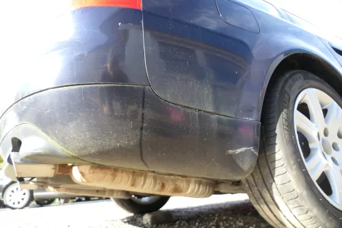 Quattro A6 4B Kombi Stoßstange hinten Heckstoßstange blau LZ5L Facelift + PDC (178109)