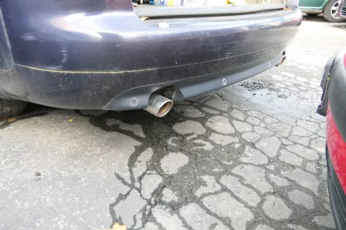 Quattro A6 4B Kombi Stoßstange hinten Heckstoßstange blau LZ5L Facelift + PDC (178109)