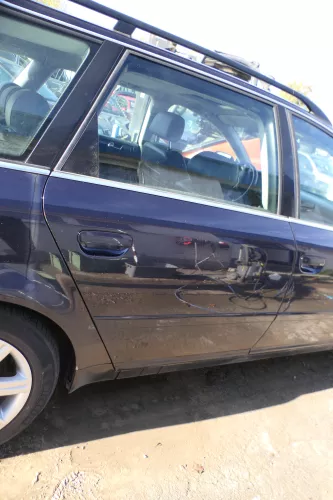 Audi A6 4B C5 Tür Türblatt hinten rechts blau LZ5L mit Rahmen (178113)