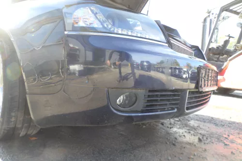 Audi A6 4B Frontstoßstange Stoßstange vorne Stoßfänger blau LZ5L Facelift (178126)