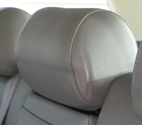 A4 B5 A6 4B Kopfstütze hinten in der Mitte Leder Leder grau swing dunkelgrau Buf