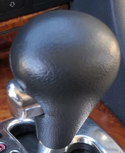 Audi A6 4B Griff Knopf Automatik Schaltknauf Schalthebel Leder schwarz soul (178136)