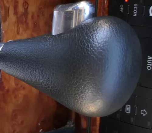 Audi A6 4B Griff Knopf Automatik Schaltknauf Schalthebel Leder schwarz soul