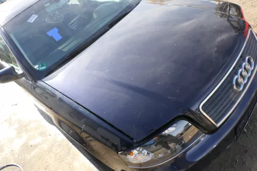 Audi A6 4B Motorhaube Klappe vorn Facelift (ab. Mitte 2002) blau LZ5L + Grill (178149)