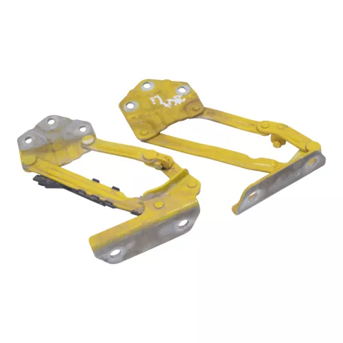 2x VW Caddy 2K SA Scharniere für Motorhaube Klappe gelb links + rechts