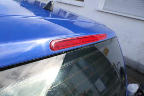 Polo 6N2 Heckklappe Klappe hinten Kofferraumklappe blau LW5Z Scheibe (178380)