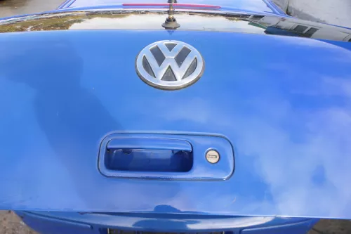 Polo 6N2 Heckklappe Klappe hinten Kofferraumklappe blau LW5Z Scheibe (178380)