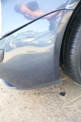 VW Golf 5 1K V Stoßstange vorne Frontoßstange Stoßfänger blau grau LC5F (178484)