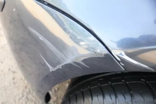 VW Golf 5 1K V Stoßstange vorne Frontoßstange Stoßfänger blau grau LC5F (178484)